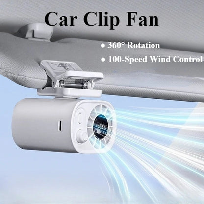 Cool Off in Style: The 360° Rotating Mini Fan That Can Clip Anywhere and Blow Your Mind (and Hair) Away!