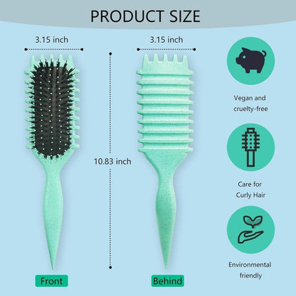 Curl Defining Brush - The Ultimate Tool for Curl Control, Less Hair Drama and More Hair Karma!