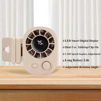 Cool Off in Style: The 360° Rotating Mini Fan That Can Clip Anywhere and Blow Your Mind (and Hair) Away!