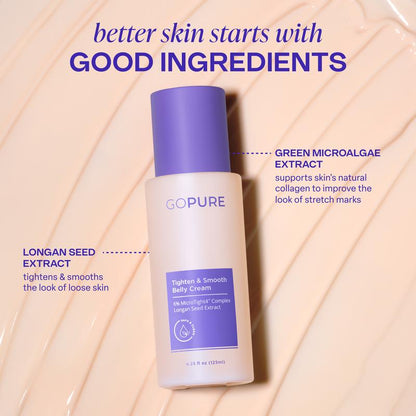 New! GOPURE Tighten & Smooth Belly Firming Cream