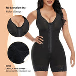 YIANNA Fajas Colombianas Shapewear for Women Tummy Control Full Shapewear Butt Lifter with Zipper Crotch