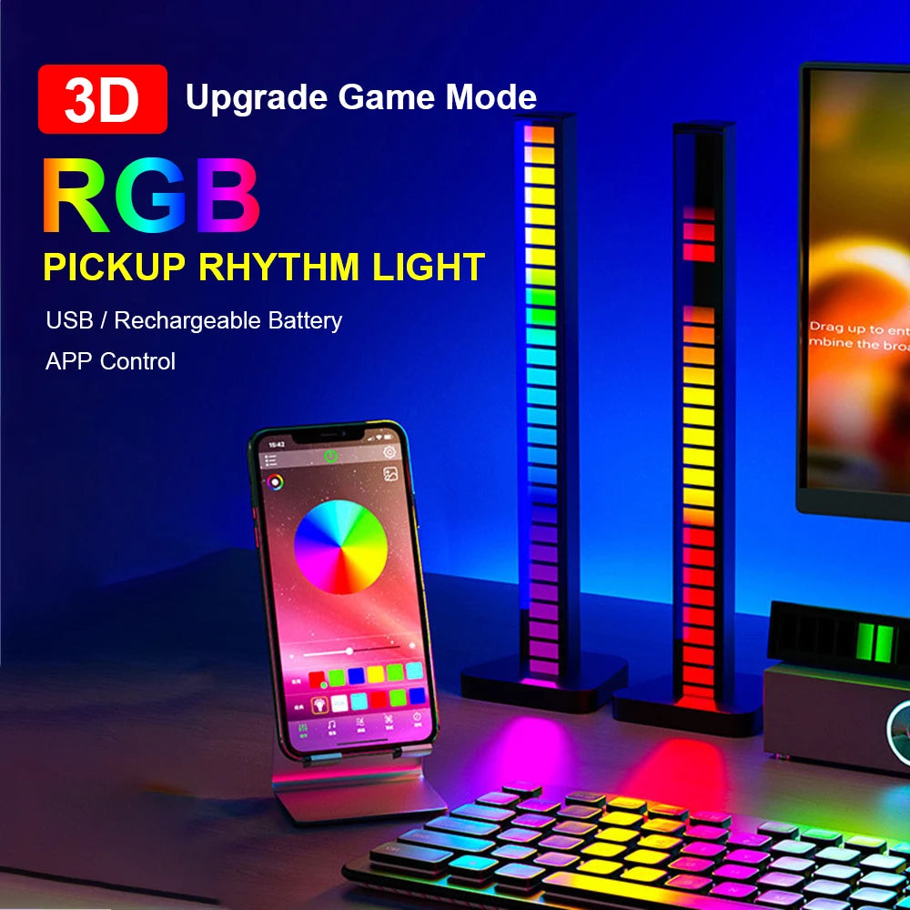 Sound Activated RGB Light Bar