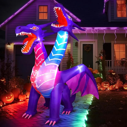 8FT Halloween Inflatable Dragon