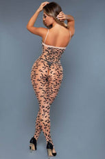 Luscious Leopard Bodystocking