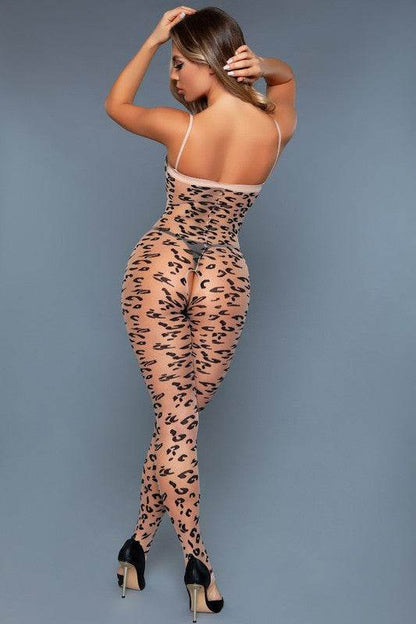 Luscious Leopard Bodystocking
