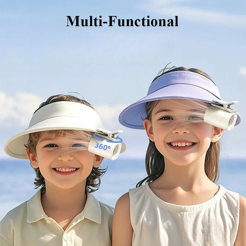 Cool Off in Style: The 360° Rotating Mini Fan That Can Clip Anywhere and Blow Your Mind (and Hair) Away!